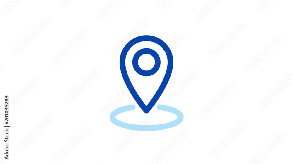 Animated Location Pin icon background, logo symbol, social media Animated Location Pin icon background, logo symbol, social media