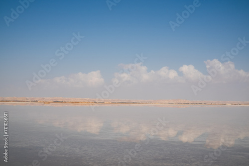 Reflection in the salt lakes