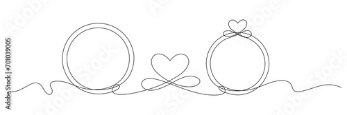rings and heart