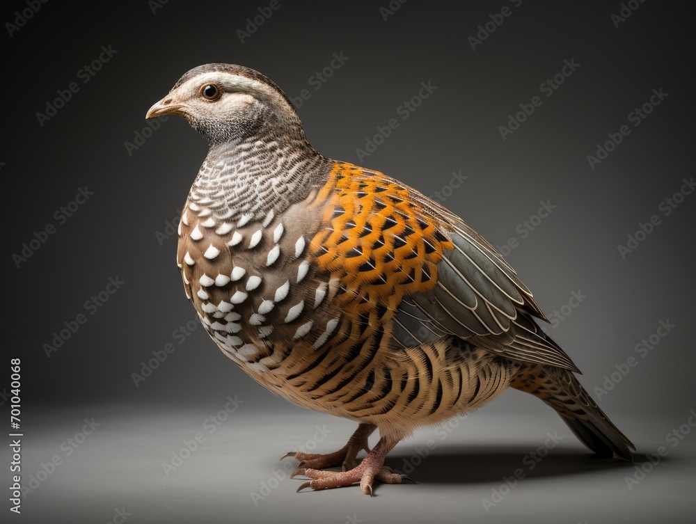 Fototapeta premium pheasant isolated on white background
