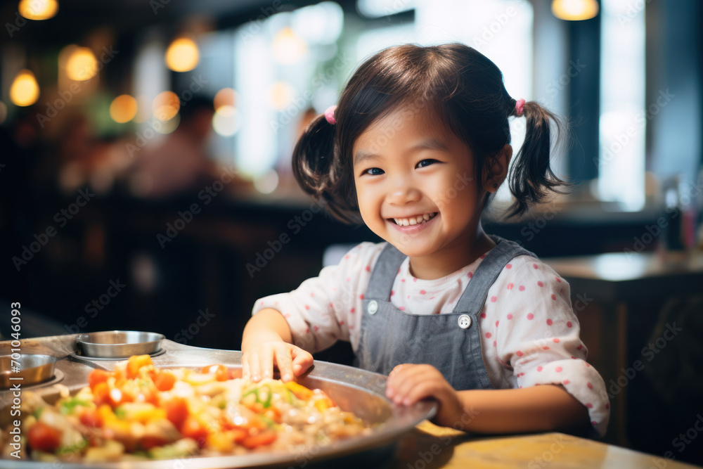 Little Girl Enjoying Cooking in a Sunlit Modern Kitchen
Little Girl Enjoying Cooking in a Sunlit Modern Kitchen