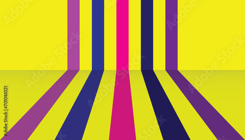 Simple Clean Background Design with Perspective Line.