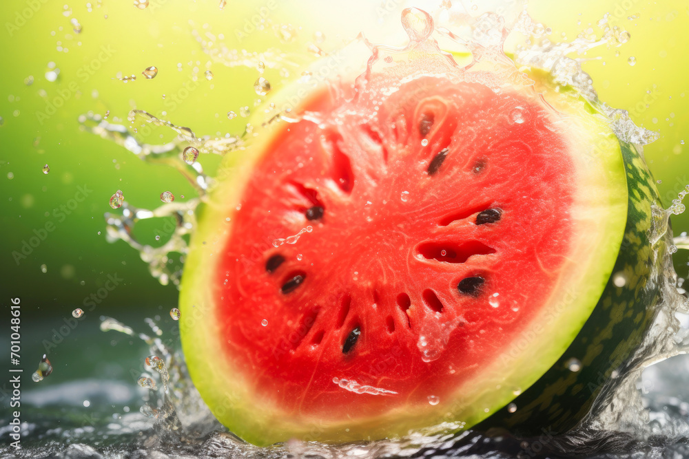 Summertime Splash: Juicy Watermelon Summertime Splash: Juicy Watermelon