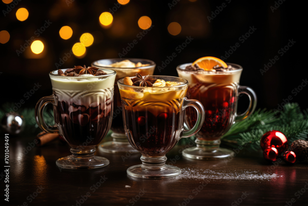 Hot tea with spices and lemon Hot tea with spices and lemon