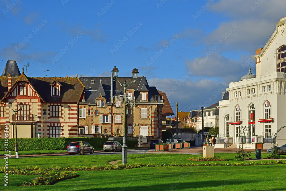 Cabourg; France - november 24 2023 : picturesque city