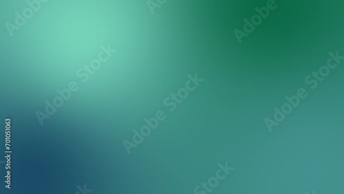 Moving abstract blurred background. Background animation, producing smooth color transitions. Green, blue, tosca and  dark motion gradient background