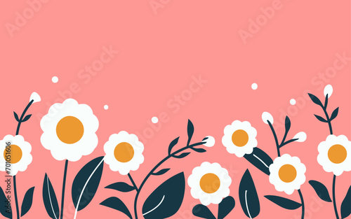 Valentine's day, women's day, spring abstract background poster with copy space. Good for postcards, email header, wallpaper, banner, events, covers, advertising, and more.
