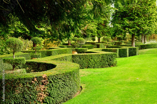 Salignac Eyvigues; France - october 7 2023 : the Eyrignac manor gardens photo