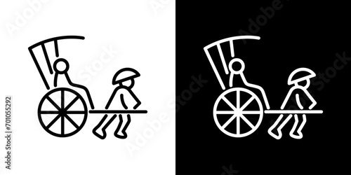 人力車アイコン