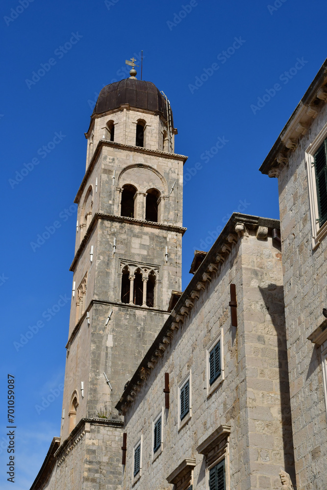 Dubrovnik; Croatia - august 29 2022 : Franciscan abbey