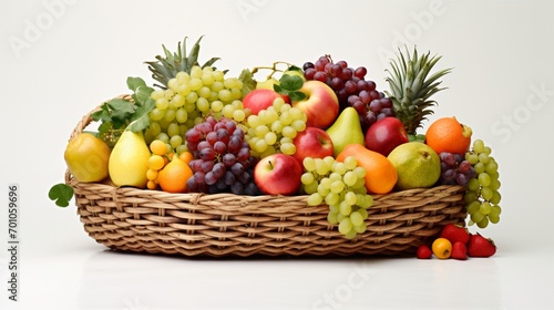 fruits and vegetables in basket