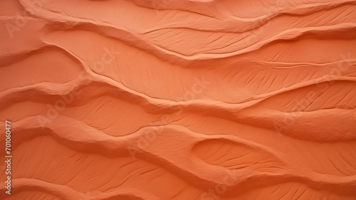 orange brown clay texture, wet clay pattern, dirt and sand, texture from nature, close-up picture of an abstract desert pattern, ripple of sand photo