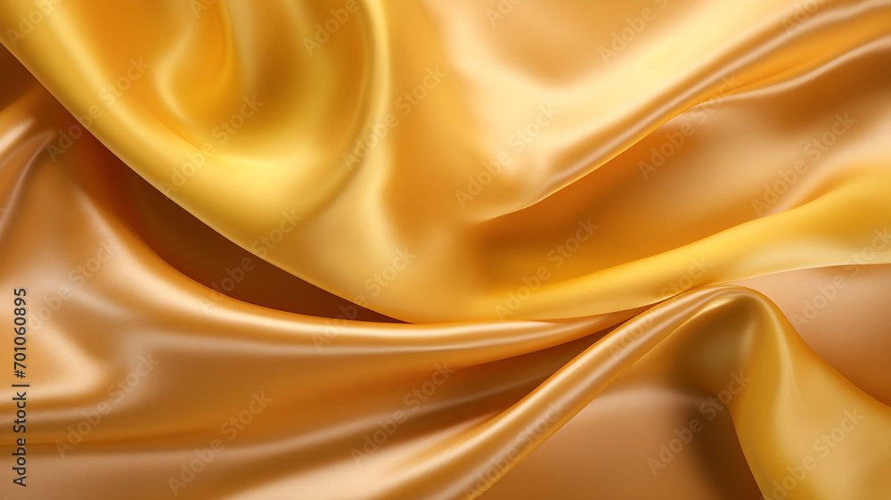 Golden silk, yellow and gold silky fabric, satin cloth, close-up picture of a piece of cloth, waves of fabric, fashion, luxury fabric, background texture, fabric texture, Golden silk, yellow and gold silky fabric, satin cloth, close-up picture of a piece of cloth, waves of fabric, fashion, luxury fabric, background texture, fabric texture,