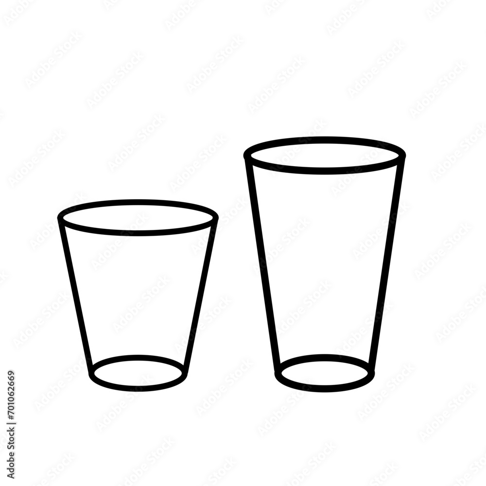 two glass Icon vector illustration two glass Icon vector illustration