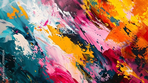 Abstract painting with vibrant colors.Abstract background.