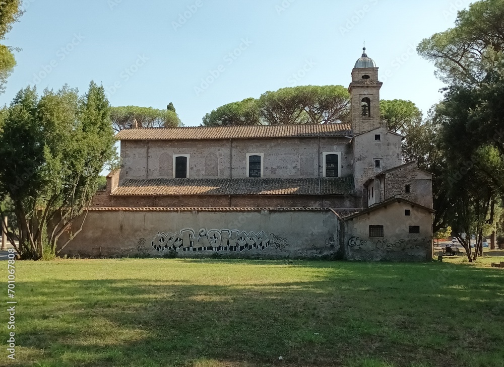 Chiesa dei Santi Nereo e Achilleo alle Terme di Caracalla a Roma in Italia, Chiesa dei Santi Nereo e Achilleo alle Terme di Caracalla a Roma in Italia,