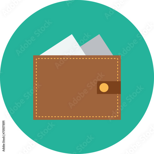 wallet with money. office icon vector png. business icon vector.