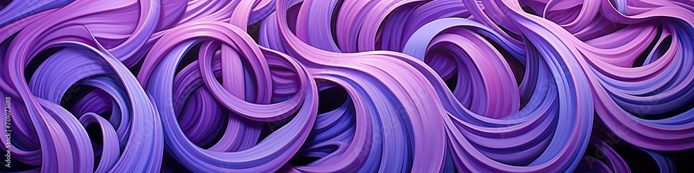 Purple Abstract Swirls Pattern