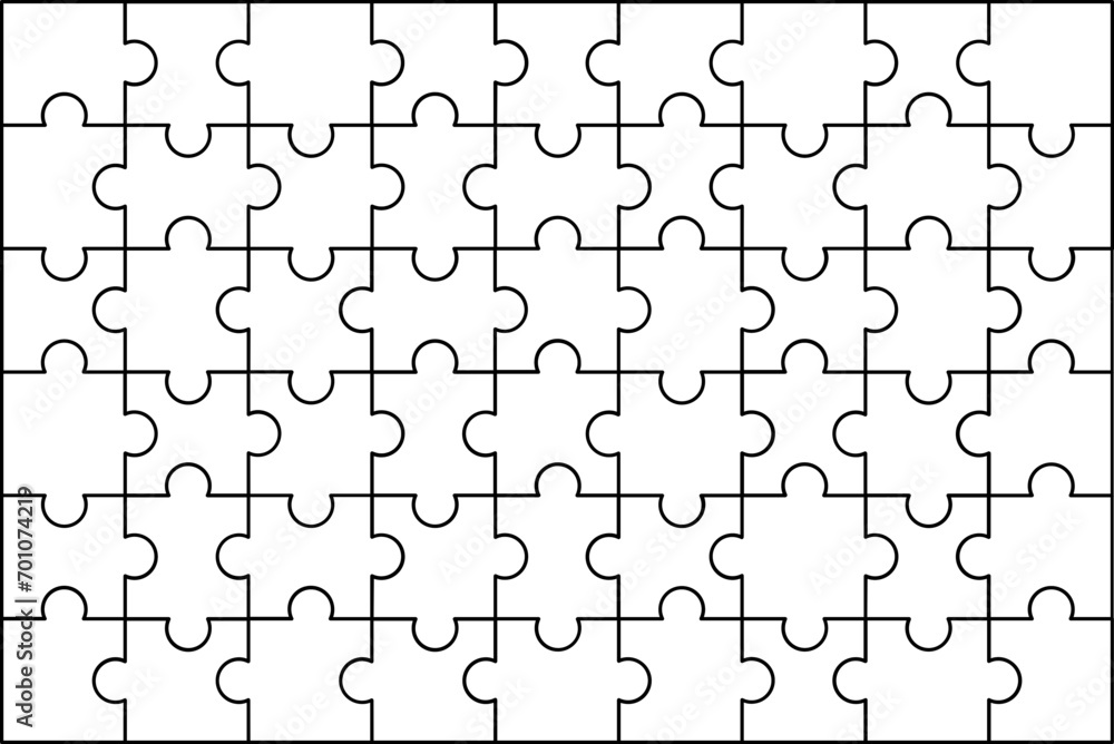 Rectangle Jigsaw Puzzle Outline Template Rectangle Jigsaw Puzzle Outline Template