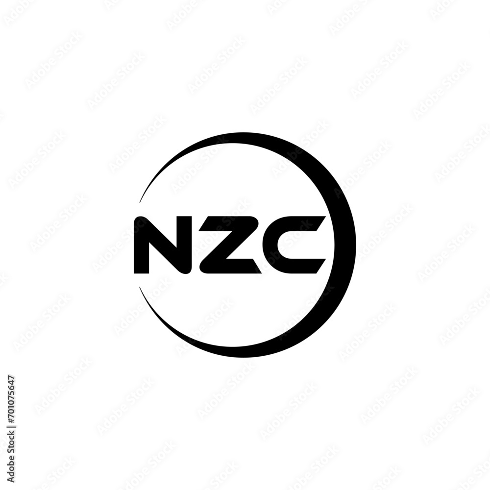 NZC letter logo design with white background in illustrator, cube logo, vector logo, modern alphabet font overlap style. calligraphy designs for logo, Poster, Invitation, etc. NZC letter logo design with white background in illustrator, cube logo, vector logo, modern alphabet font overlap style. calligraphy designs for logo, Poster, Invitation, etc.
