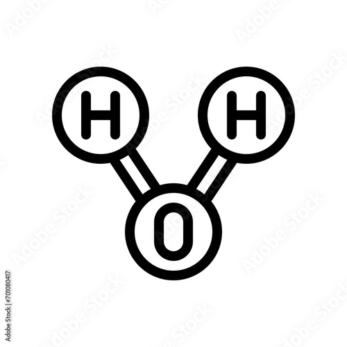h2o line icon