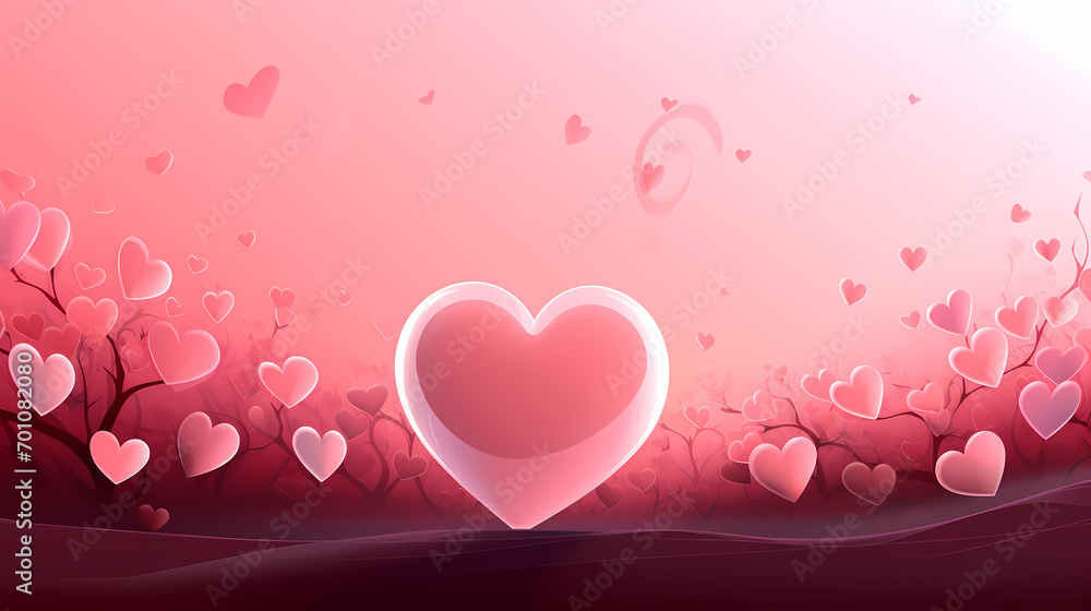 Valentine's Day hearts, Valentine's Day background, wedding background, blank copy space