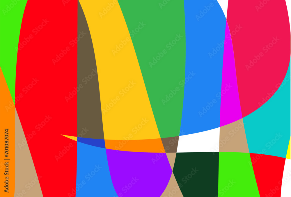 Obraz premium abstract Doodling rainbow background