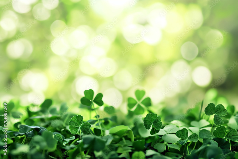 St. Patrick's day accessory with green background. copy space St. Patrick's day accessory with green background. copy space