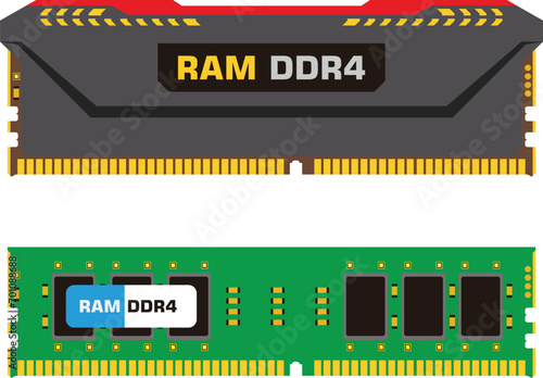SDRAM DDR RAM Memory Vector