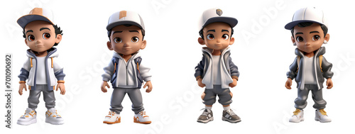 Animated 3D Cool Boy