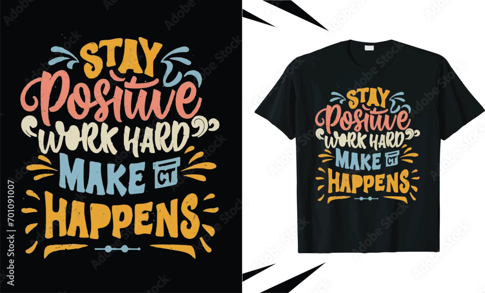 Typography t shirt design and clothing design,motivational typography t shirt design,vector quotes lettering t shirt design for print, apparel design