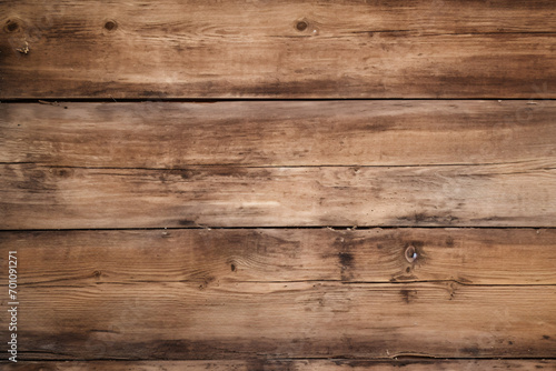 Background with old weathered brown horizontal planks