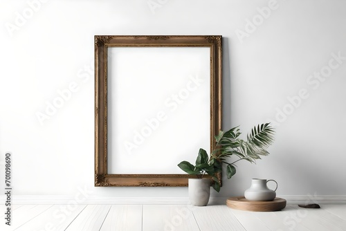 frame mockups against a neutral wall © tayyaba