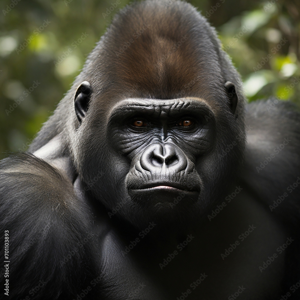 The Majesty of Gorillas: Guardians of the Jungle Throne generative ai The Majesty of Gorillas: Guardians of the Jungle Throne generative ai