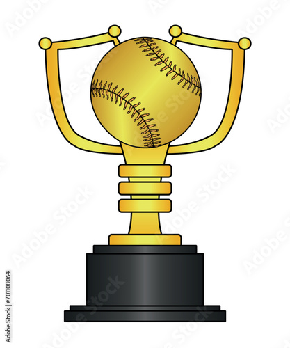 Baseball Spoof Trophy