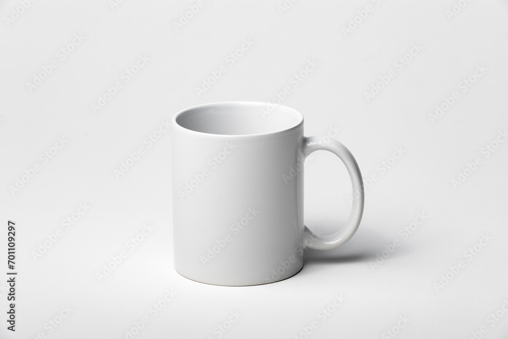 Mockup of a coffee cup or mug, white, isolated, on a plain background, ready to overlay designs or logos for merchandising Mockup of a coffee cup or mug, white, isolated, on a plain background, ready to overlay designs or logos for merchandising