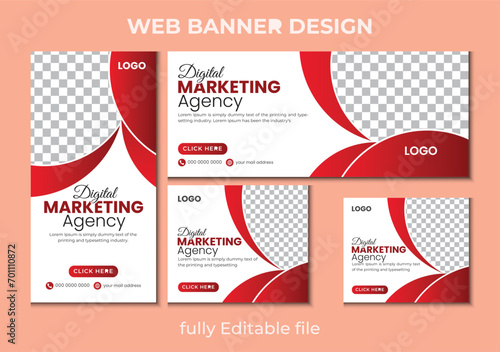 Marketing Professional Web banner or Facebook Cover Design 