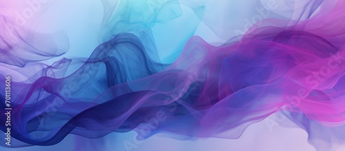 abstract background with smoke. Purple Blue Wave Smoke Background.