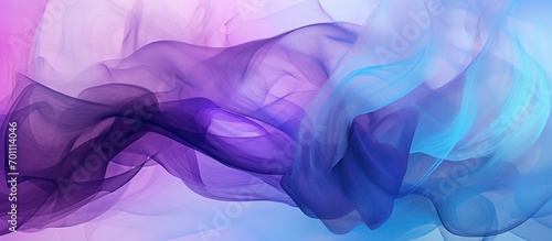 abstract background with smoke. Purple Blue Wave Smoke Background.