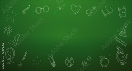 fun school blackboard background
