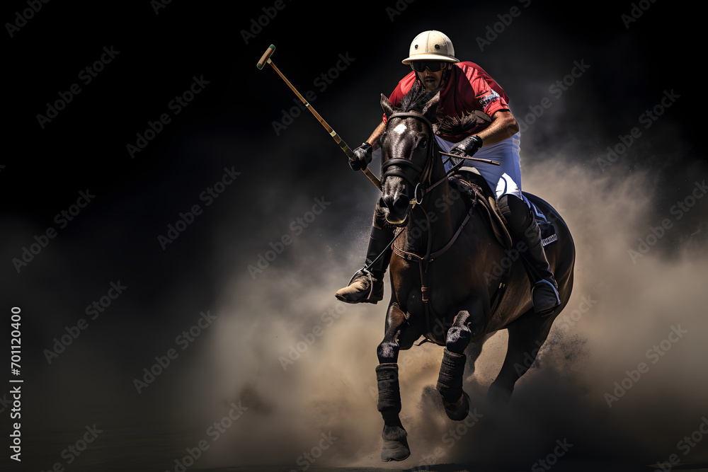Fototapeta premium polo player, polo, sport, sport photography, horse