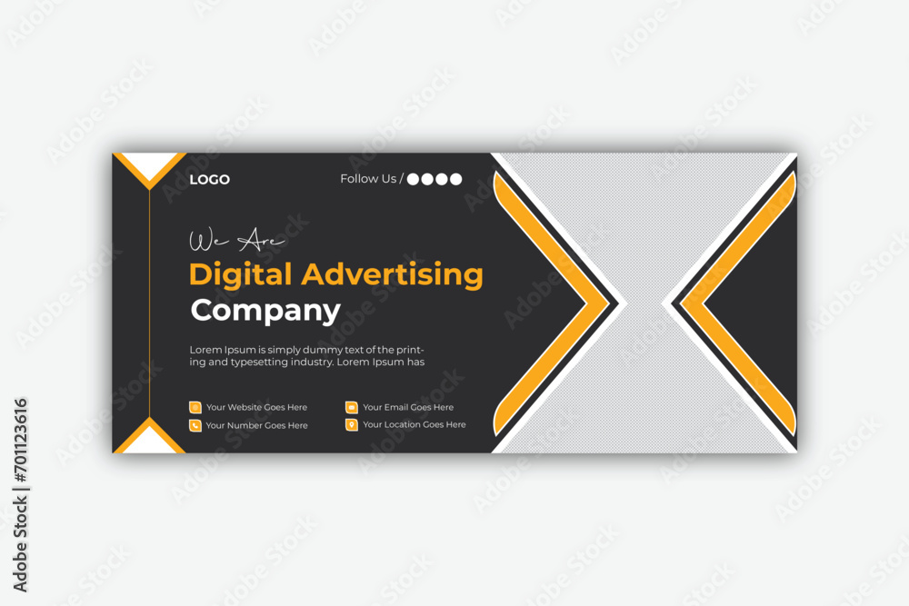 Digital Marketing Social Media Cover Design Template for Business Digital Marketing Social Media Cover Design Template for Business