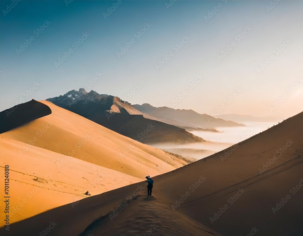 sand dunes in the desert