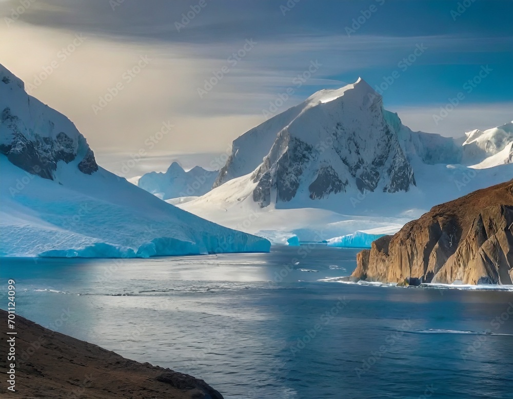 Naklejka premium glacier national park