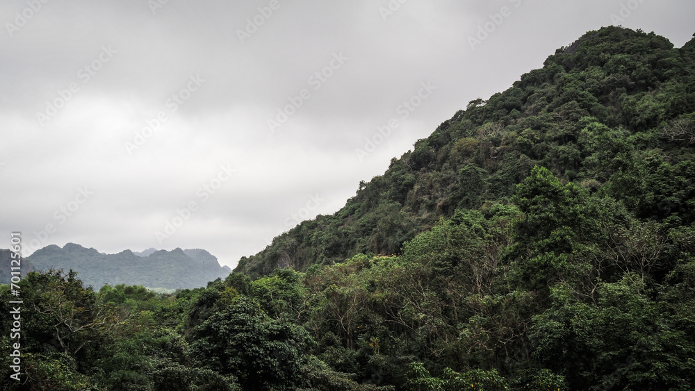The view of Ha Long Bay in Northern Vietnam The view of Ha Long Bay in Northern Vietnam