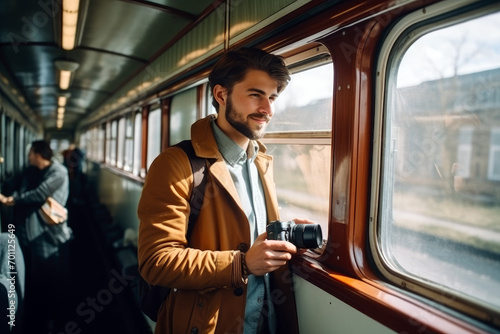 Young Photographer's Analog Adventure on the Train
