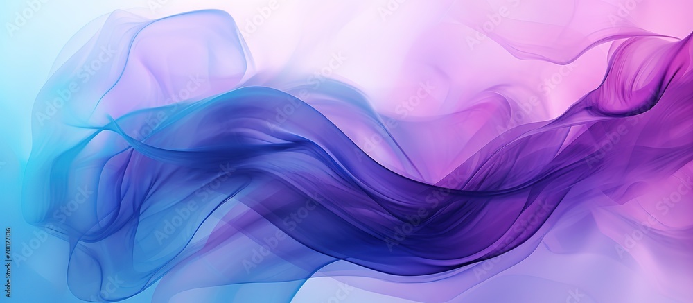 Obraz premium abstract background with smoke. Purple Blue Wave Smoke Background.