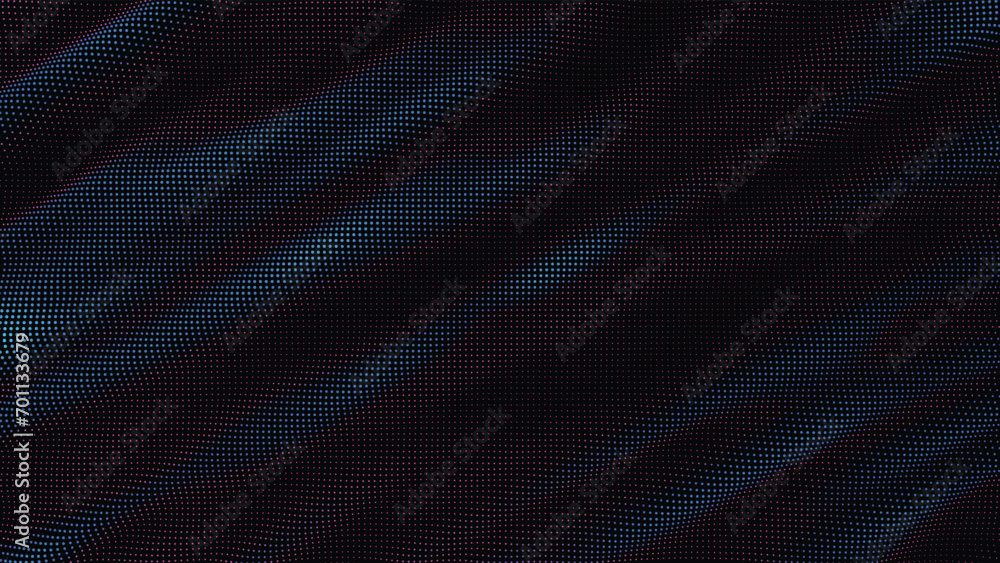 waves of colorful points. Digital data splash of point array. Futuristic smooth glitch UI element waves of colorful points. Digital data splash of point array. Futuristic smooth glitch UI element