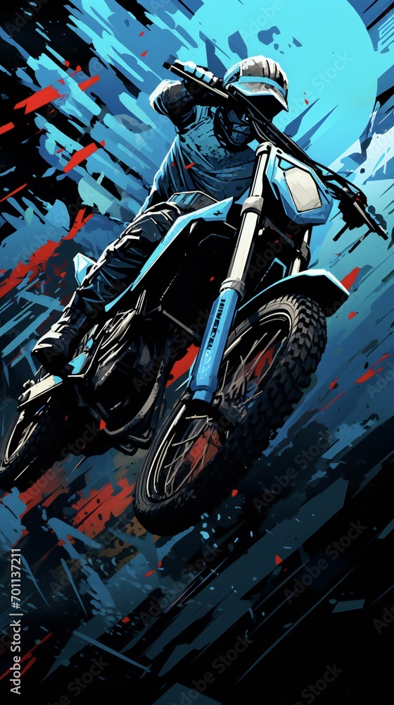 motorcycle rider on a motorcycle motorcycle rider on a motorcycle