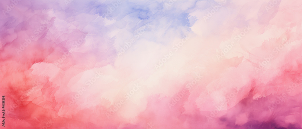 background illustration with pink and purple watercolor